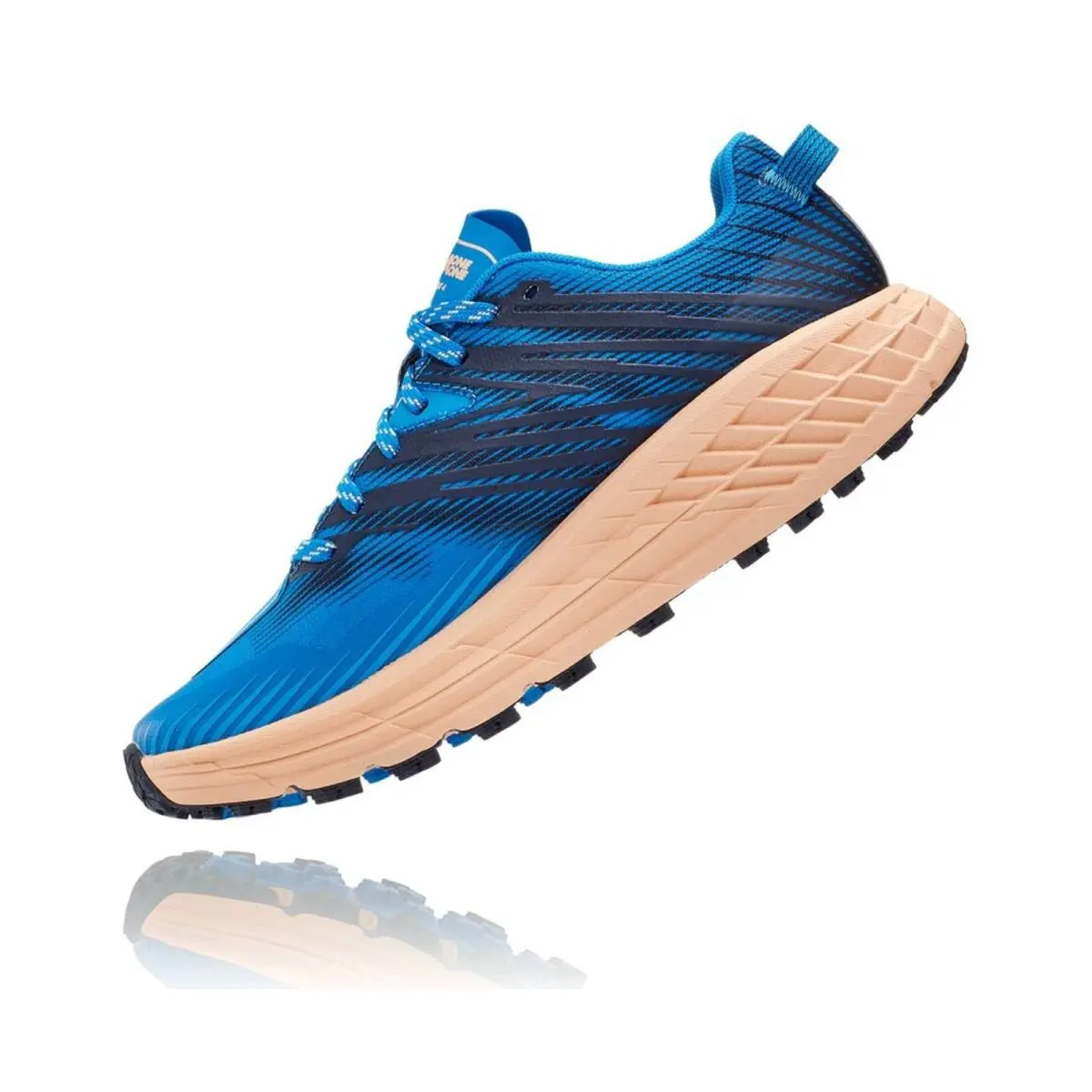 Hoka shoes - Hoka One One Speedgoat 4 - 1106527 - Indigo Bunting/bleached Apricot 0