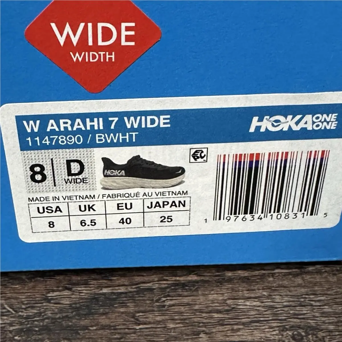 Hoka shoes - Hoka One One Arahi 7 - 1147890/BWHT - Black 12