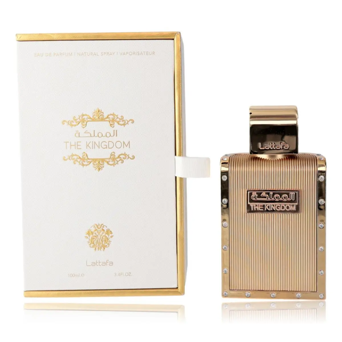 The Kingdom  3.4 oz Edp Spray Men by Lattafa