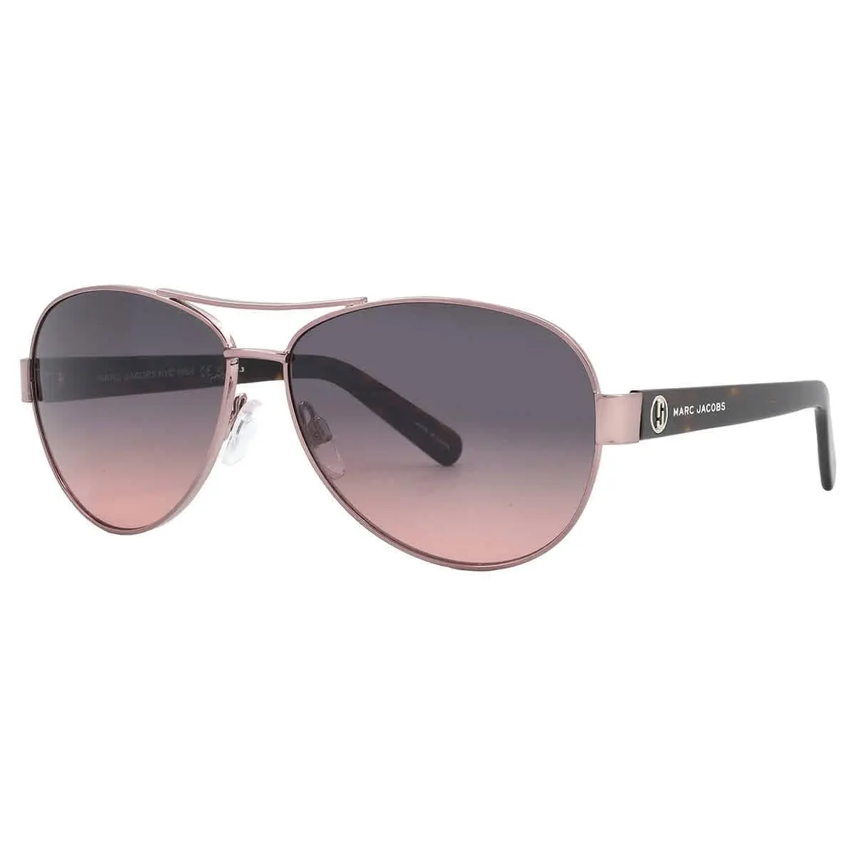 Marc Jacobs Grey Fuchsia Pilot Ladies Sunglasses Marc 699/S 0HT8/FF 60