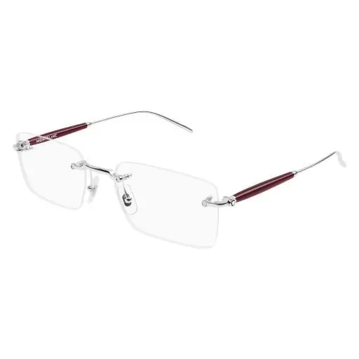 Montblanc MB 0411O Eyeglasses 003 Silver