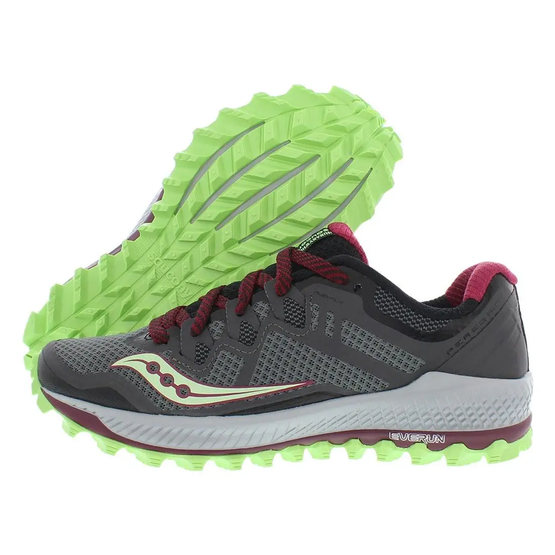 Saucony Peregrine 8 Womens Shoes Size 5 Color: Black/mint/berry