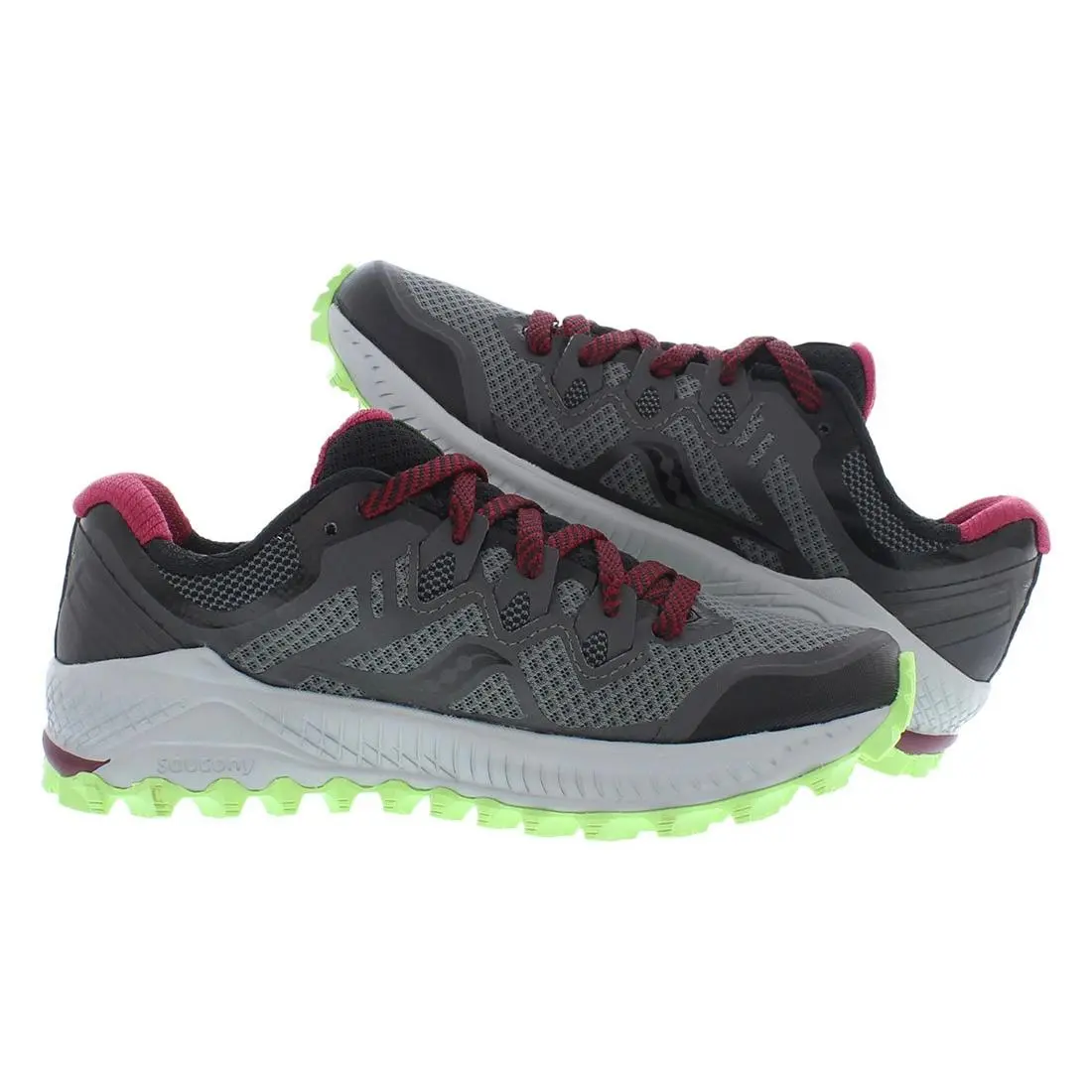 Saucony shoes - Saucony Peregrine - Peregrine - S10424-1 - Black, Full: Black/Mint/Berry (UPC: 884401793071) 1
