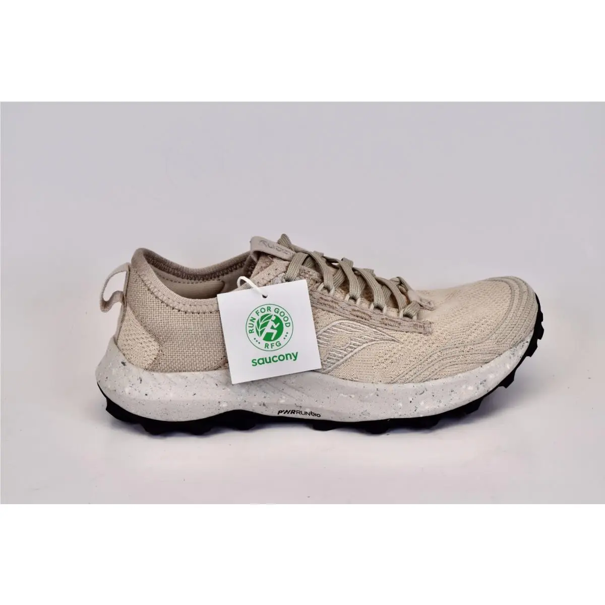 Saucony Women`s Peregrine Rfg S10869-137 Beige Trail Running Shoes Size 8