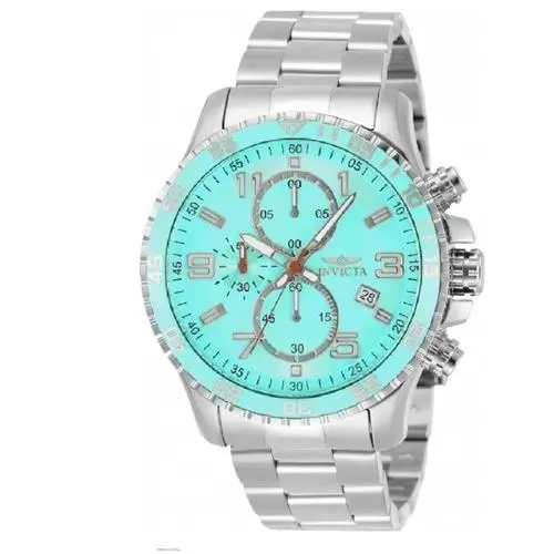 Invicta Specialty Men`s 48mm Light Blue Dial Quartz 69820 Steel Watch