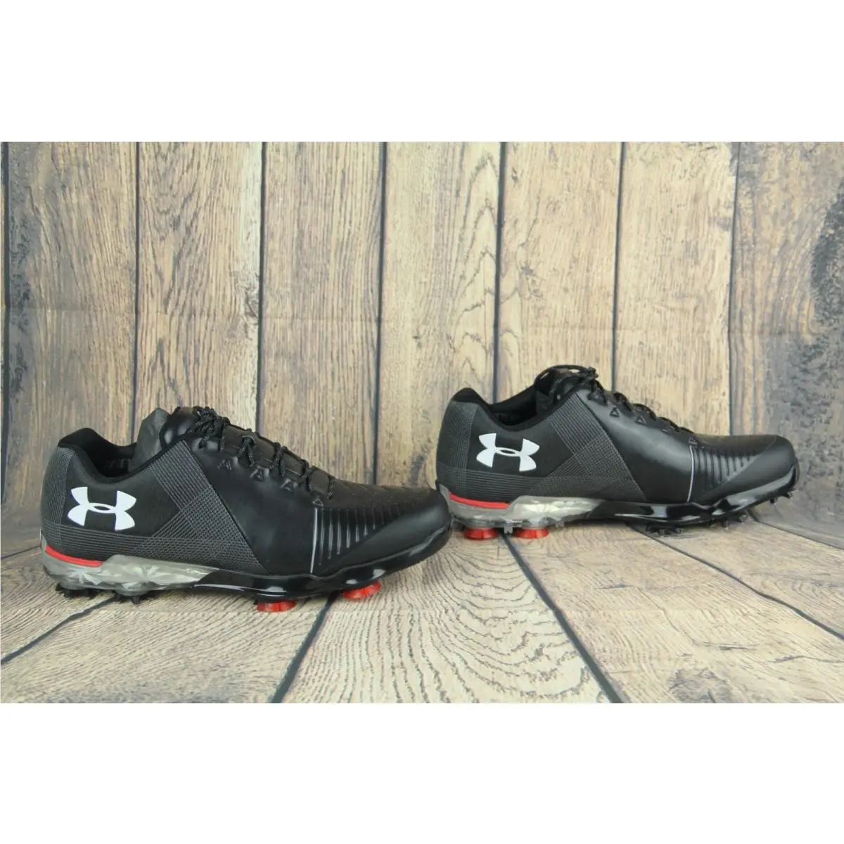 Under Armour shoes - Spieth 2 - Spieth - 3000165-001 - Black, Manufacturer: Black Gray Red 4