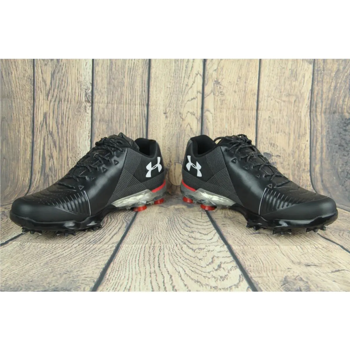 Under Armour shoes - Spieth 2 - Spieth - 3000165-001 - Black, Manufacturer: Black Gray Red 6