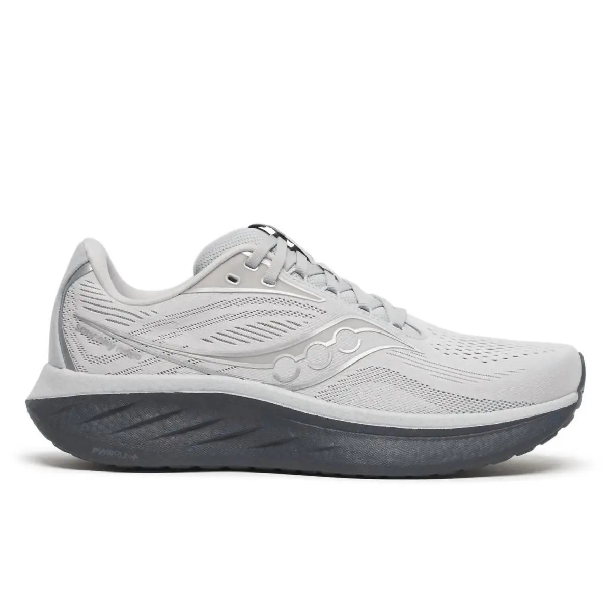 Saucony Ride 18 Mens Size 13 Running Shoes Cloud Shadow Grey Sneakers S21000-103