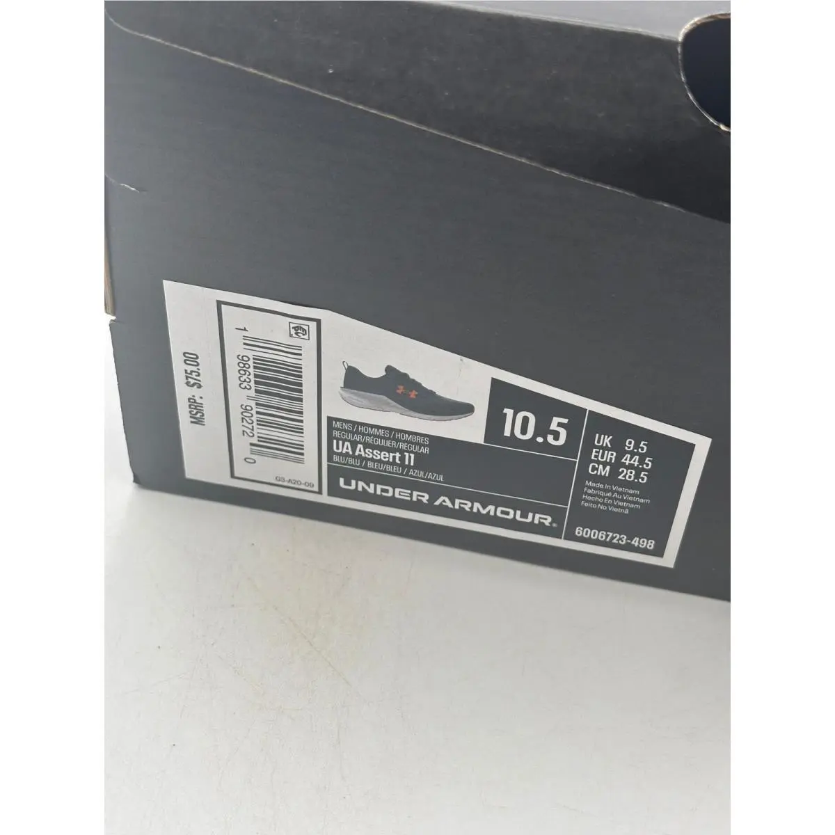 Under Armour shoes - UA Assert 11 - Assert - Blue 5