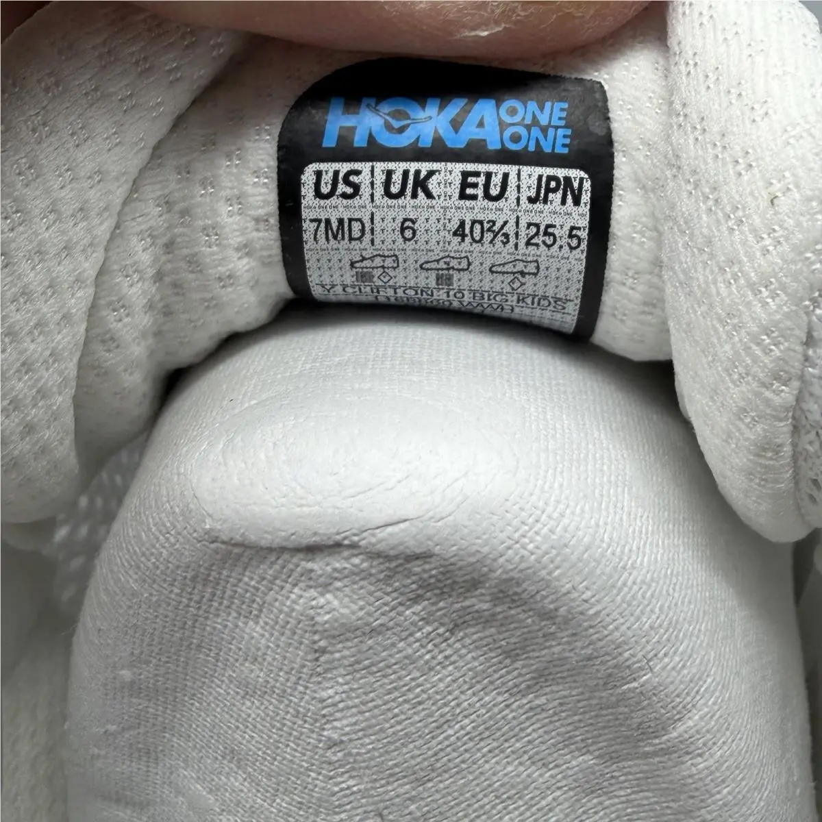 Hoka shoes - Hoka One One Clifton 10 - 1168160 WWHT - White (UPC: 0198605338298) 10