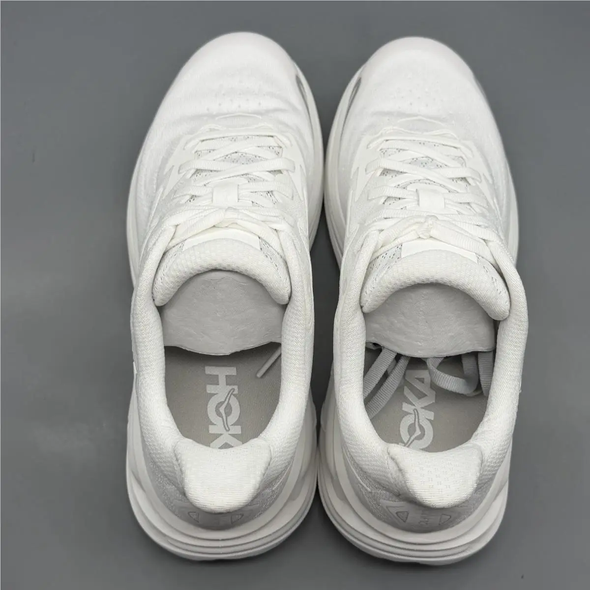 Hoka shoes - Hoka One One Clifton 10 - 1168160 WWHT - White (UPC: 0198605338298) 5