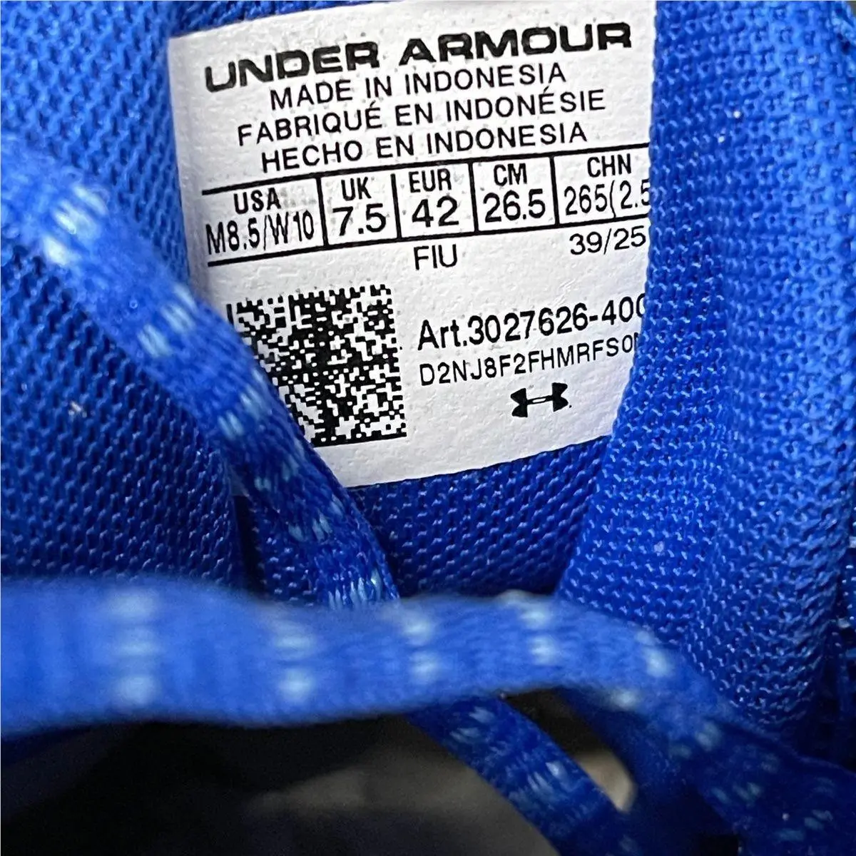 Under Armour shoes - VS197171 - vs-197171 - Blue (UPC: 197777547378) 4