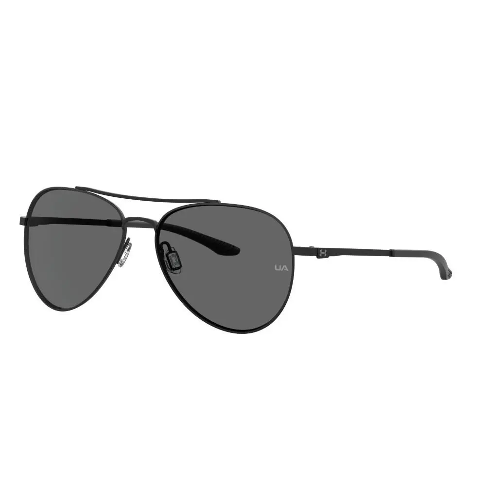 UA Unisex UA Instinct Sunglasses Matte Black Frame w/ Gray Lenses by Under Armour