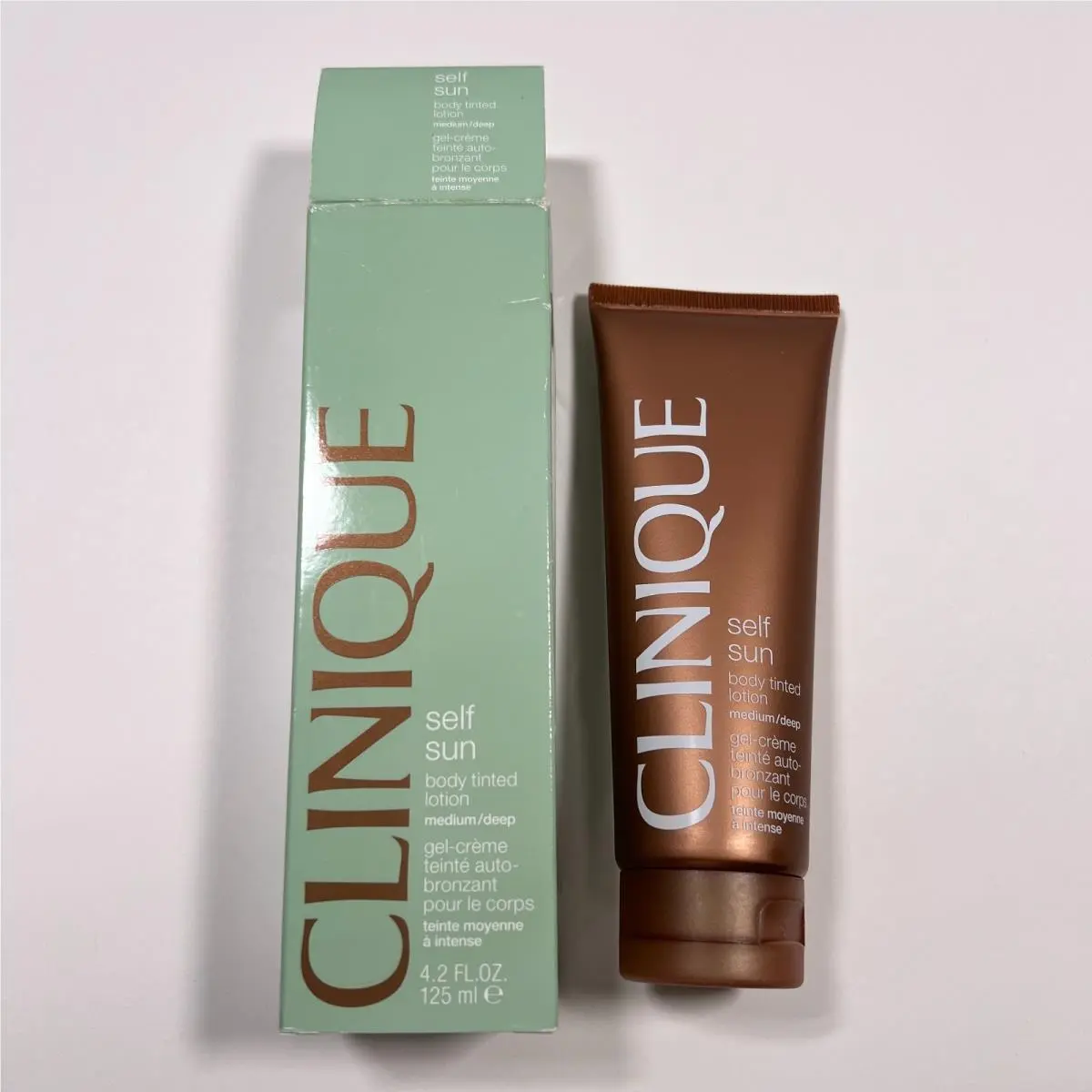 Clinique Self Sun Body Tinted Lotion Medium Deep 4.2 fl oz Full Size Read