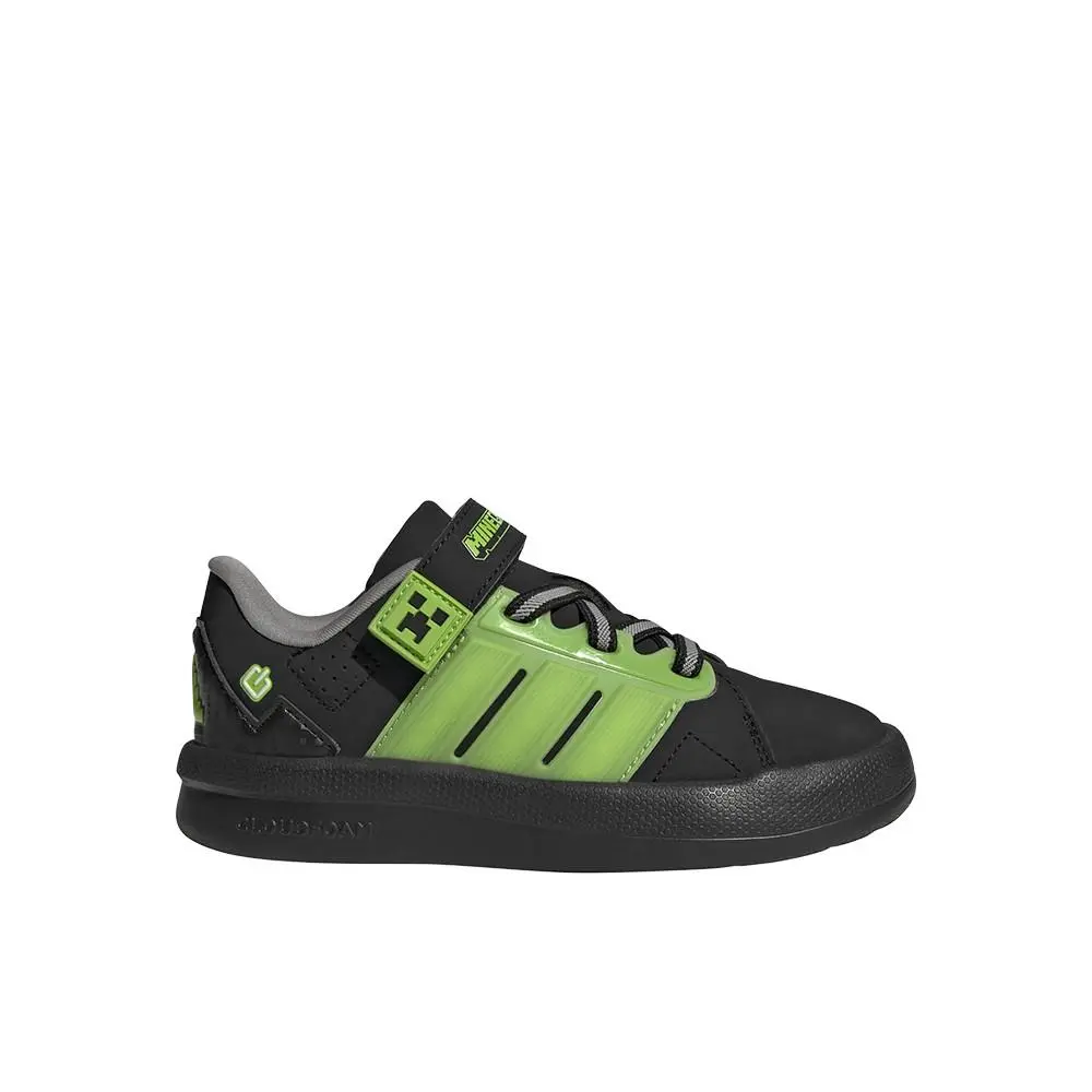 Adidas Minecraft Lightorama Court Unisex Black Sneakers Casual Shoes SB1158-KI