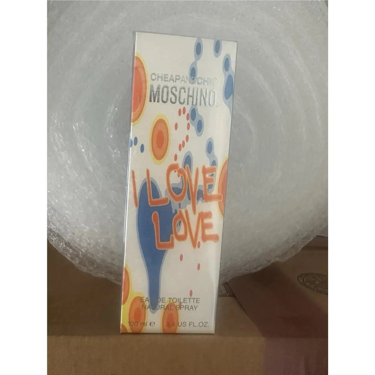 Moschino I Love Love Eau de Toilette Natural Spray For Women 3.4oz