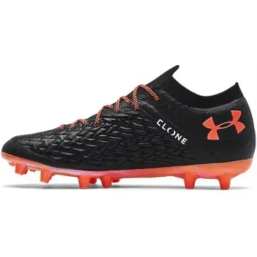 Under Armour shoes - BLACK-ELECTRIC TANGERINE-ELECTRIC TANGERINE (UPC: 195252321369) 1