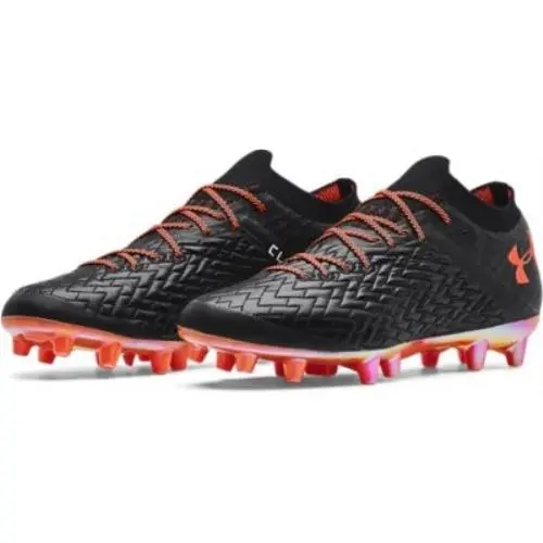 Under Armour shoes - BLACK-ELECTRIC TANGERINE-ELECTRIC TANGERINE (UPC: 195252321369) 3