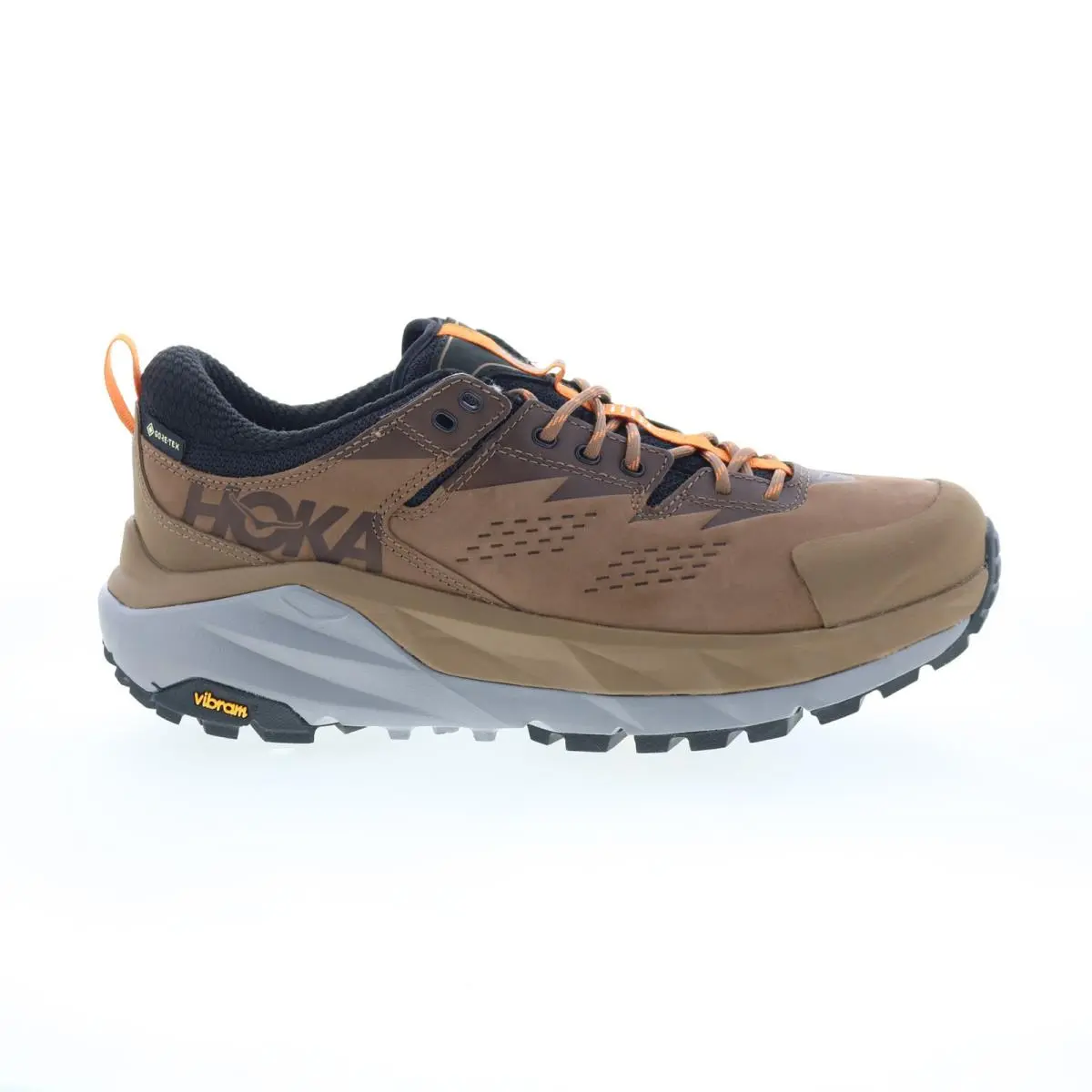 Hoka Kaha Low Gtx 1118586-OPOR Mens Brown Nubuck Athletic Hiking Shoes 9.5