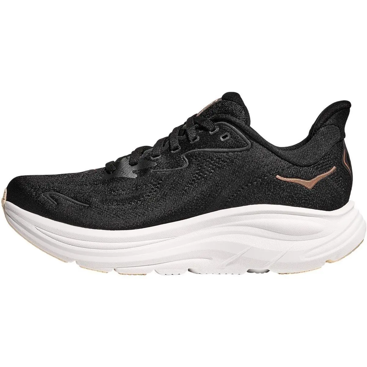 Hoka shoes - HOKA Clifton 10 Road - Clifton Road - 16962-1162031 - Black/Rose Gold (UPC: 628199312997) 0