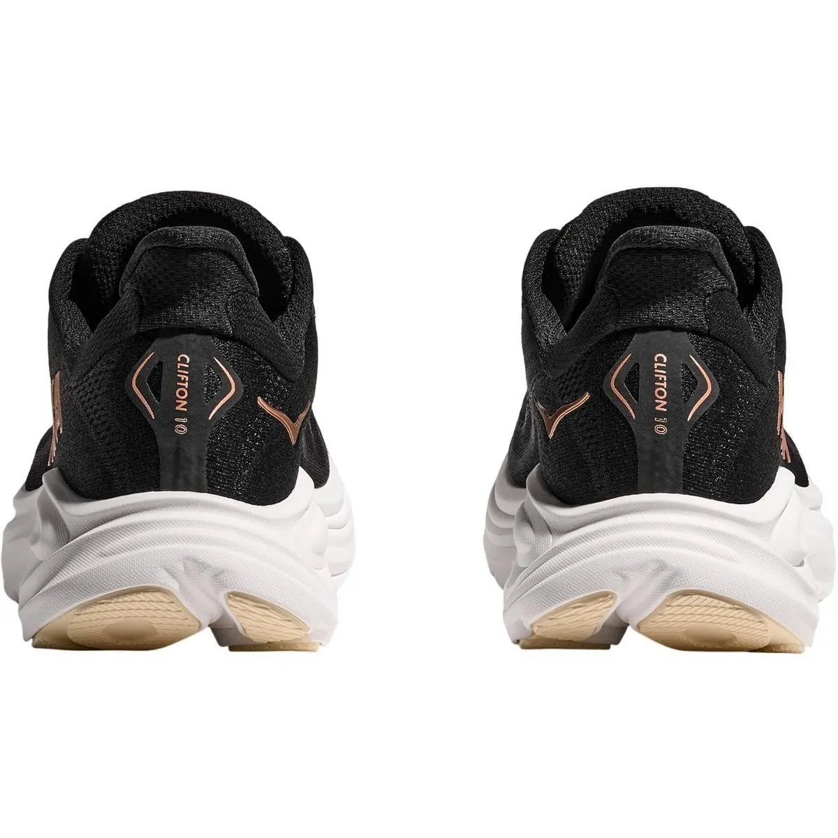 Hoka shoes - HOKA Clifton 10 Road - Clifton Road - 16962-1162031 - Black/Rose Gold (UPC: 628199312997) 4