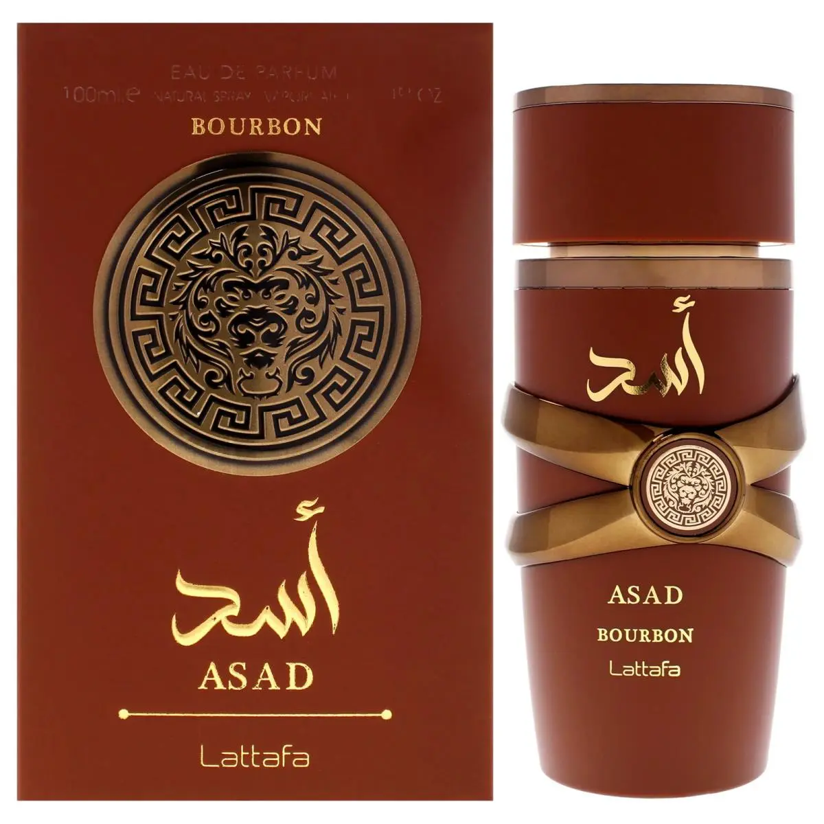 Lattafa Asad Bourbon 3.4 oz Edp Spray For Men