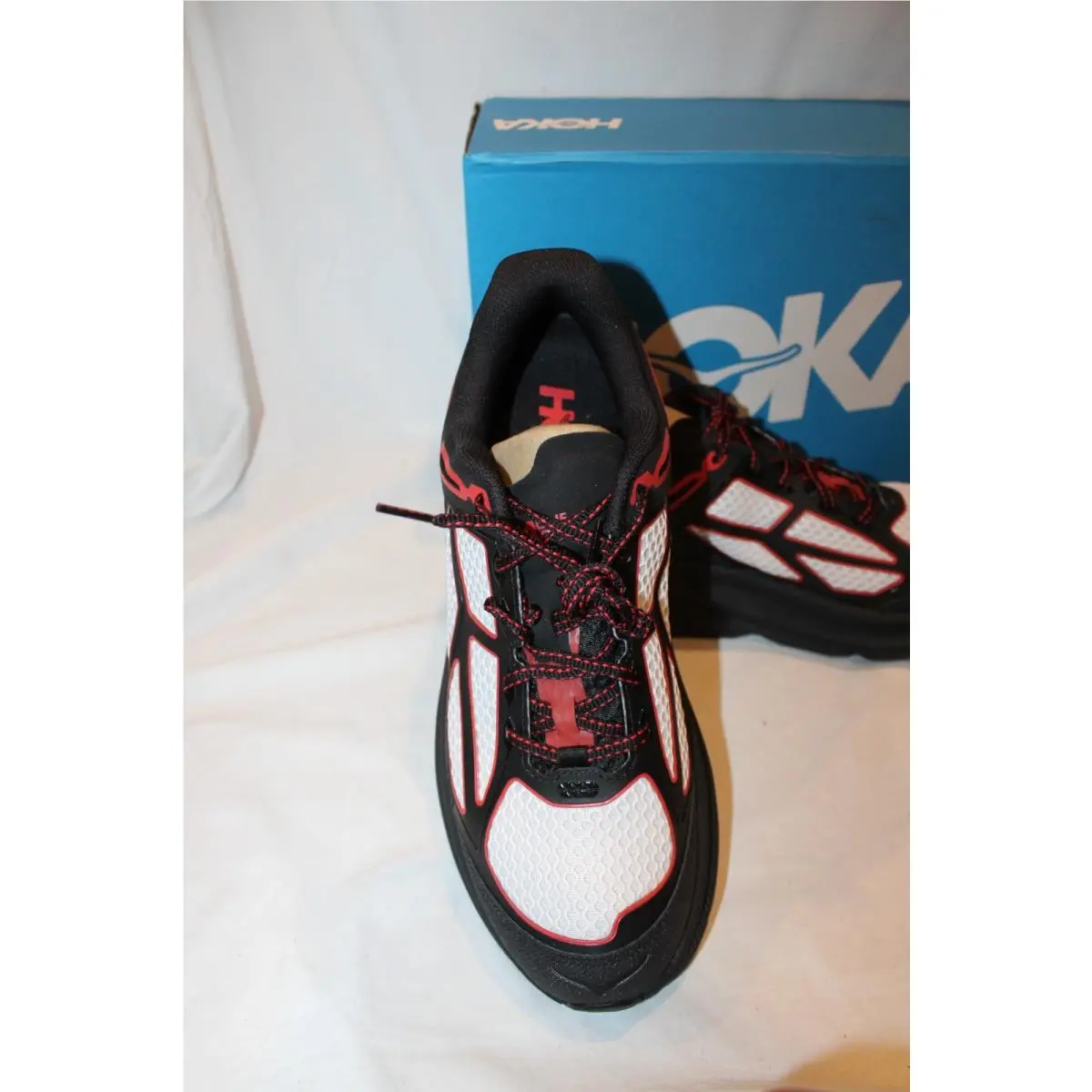 Hoka shoes - one9 - BLACK RED WHITE 3