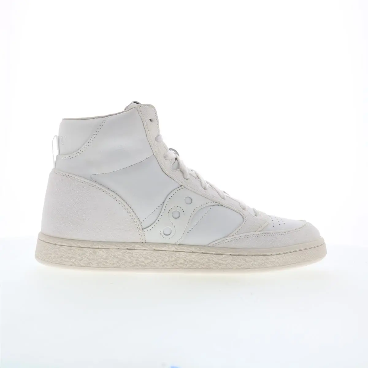 Saucony Jazz Court High Mens White Leather Lifestyle Sneakers Shoes 11.5