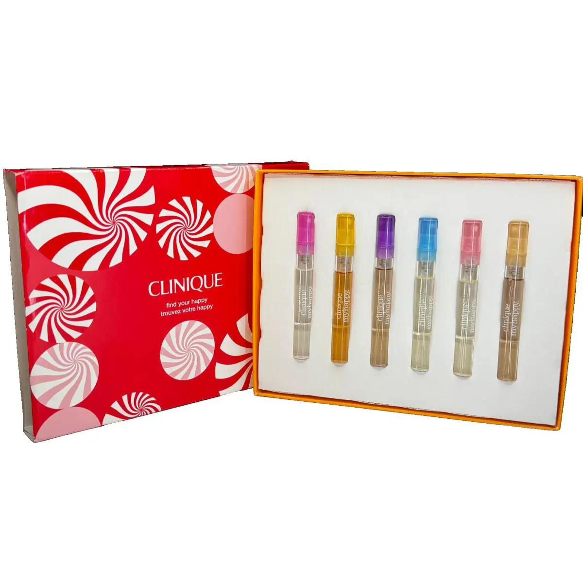 Clinique Find Your Happy 6 Pcs Parfum Spray Gift Set 0.17 oz X 6 Each
