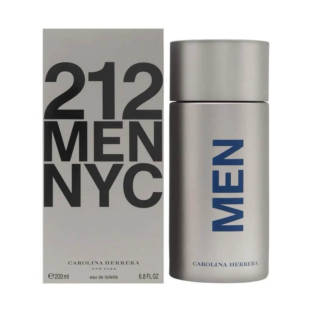 Eau De Toilette Spray Men 6.7 oz 200 ml 212 Carolina Herrera