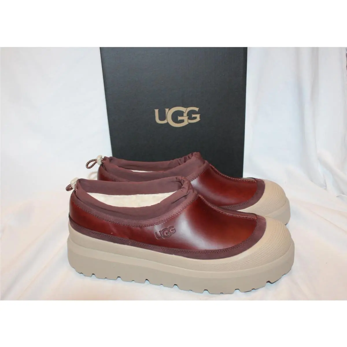 Ugg Tasman Weather Hybrid WP Shoes Boots Cordovan Brown SZ 14