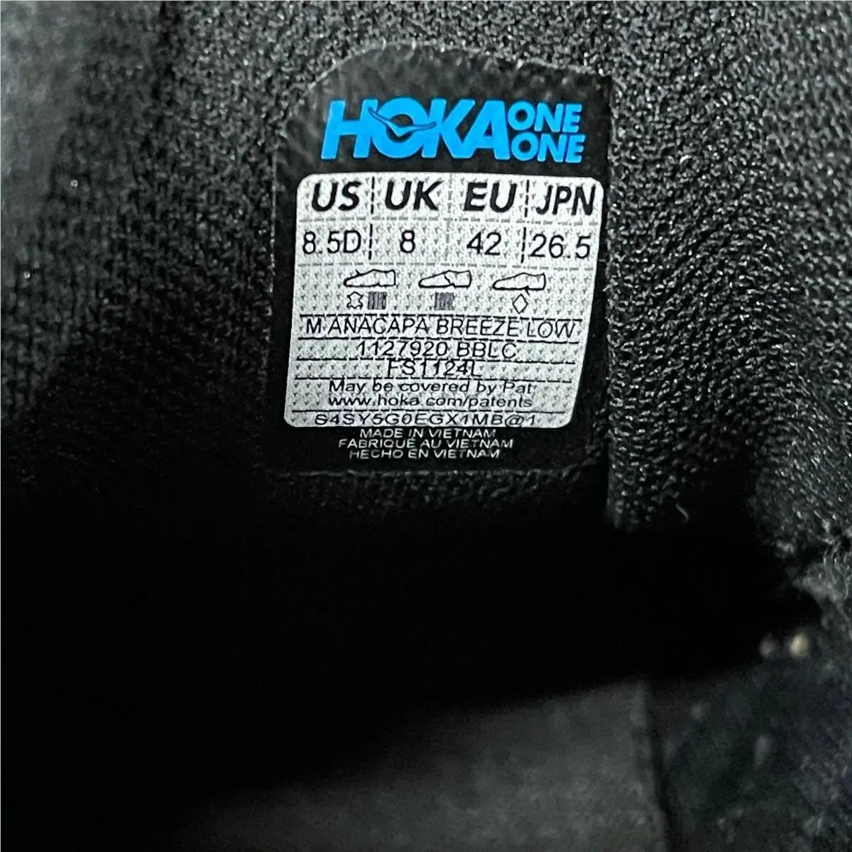 Hoka shoes - M ANACAPA BREEZE LOW - ANACAPA BREEZE LOW - 1127920 - Black (UPC: 195719634421) 3