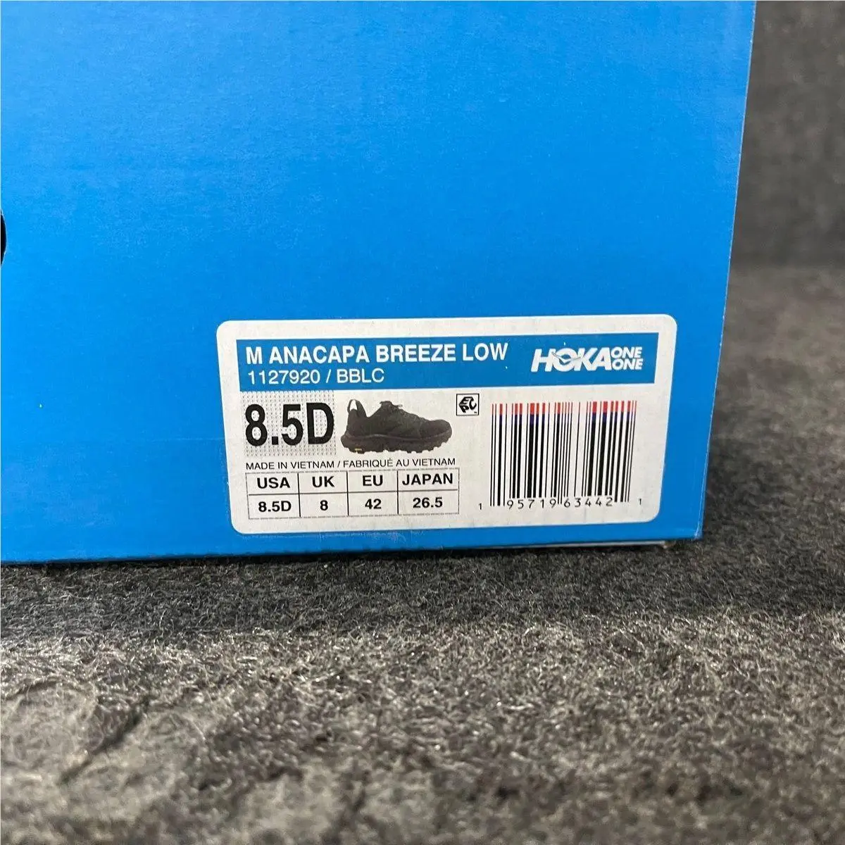 Hoka shoes - M ANACAPA BREEZE LOW - ANACAPA BREEZE LOW - 1127920 - Black (UPC: 195719634421) 5
