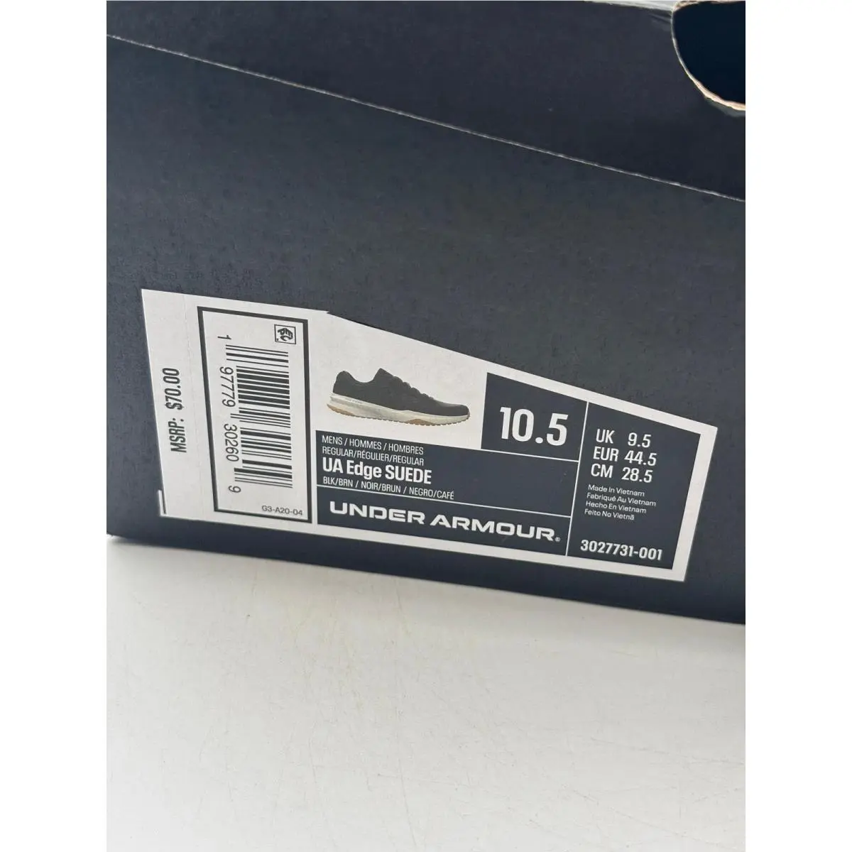 Under Armour shoes - UA Edge Suede - Edge Suede - Black 0