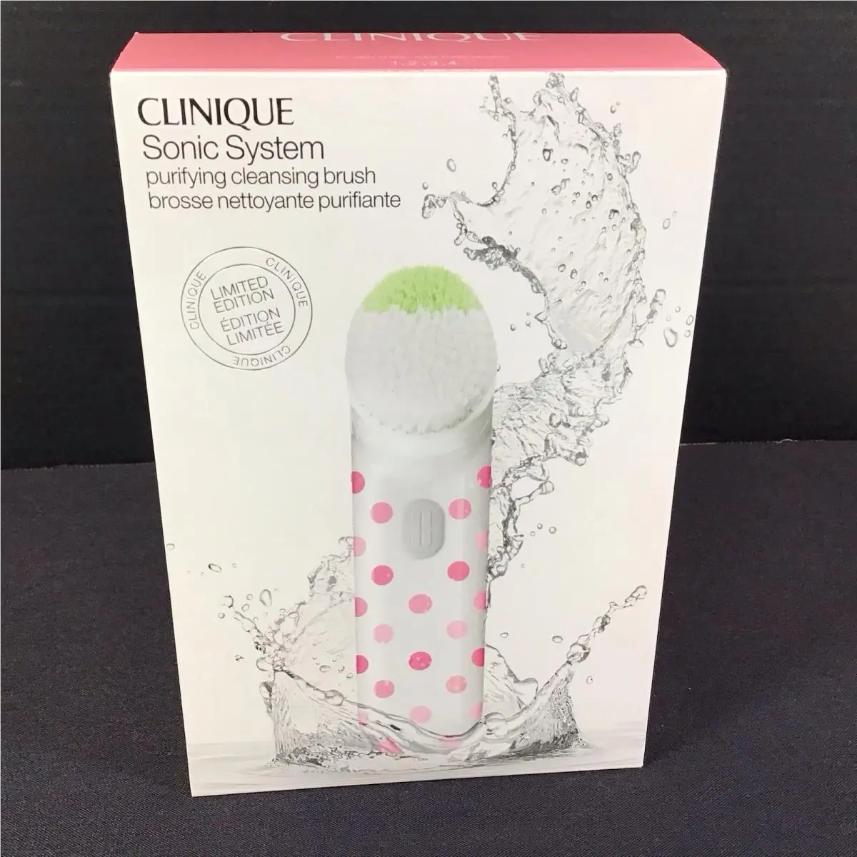 Clinique Sonic System Purifying Cleansing Brush Rechargeable Facial Ltd Edition