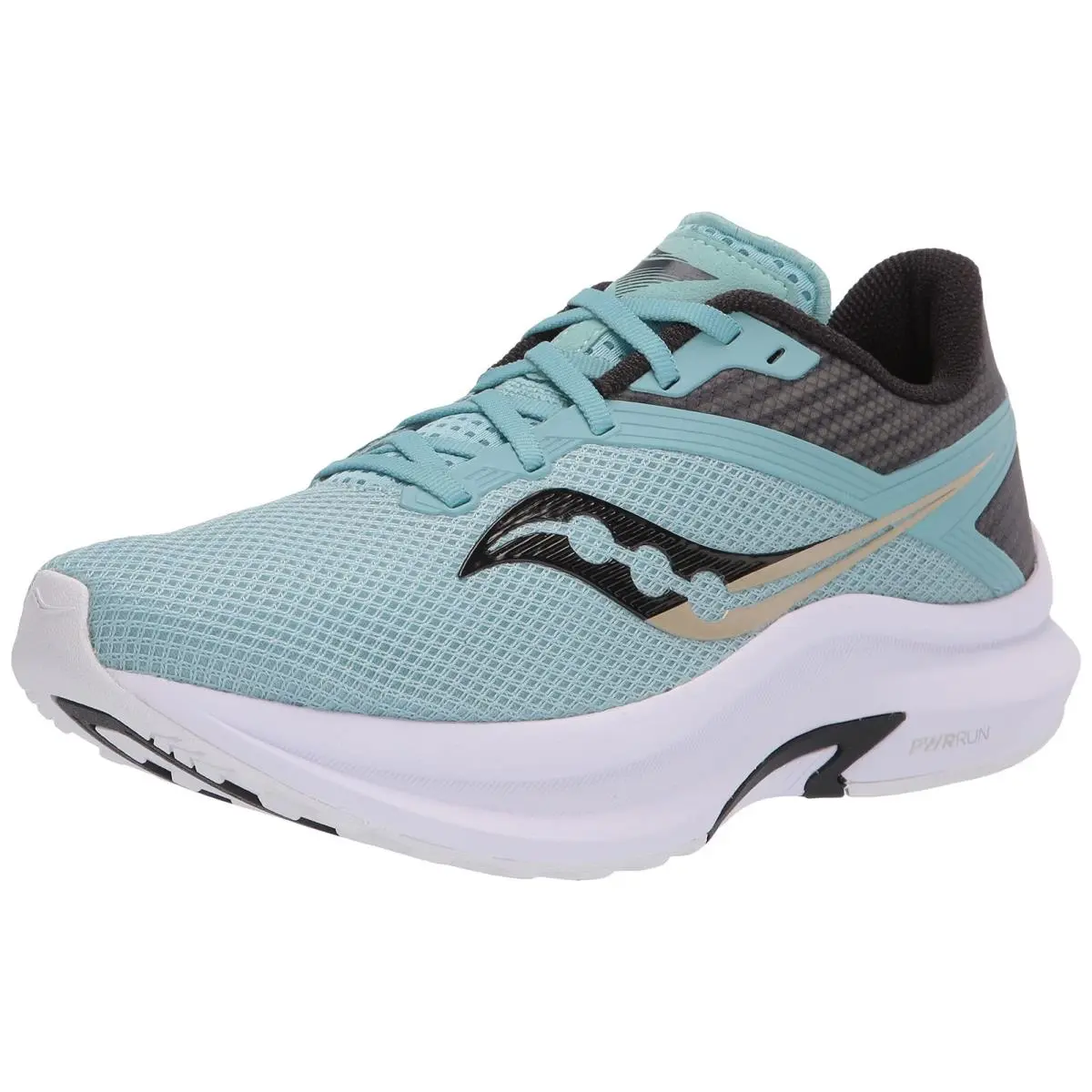 Saucony Men`s Axon Road Running Shoe Tide/black 15