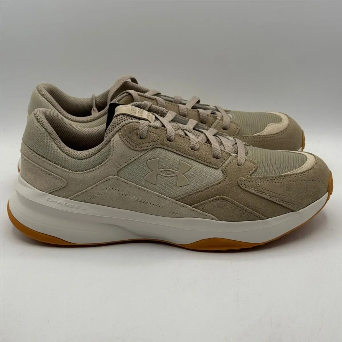 Under Armour UA Edge Suede Mens Size 13 Brown Training Sneakers 3027731-201