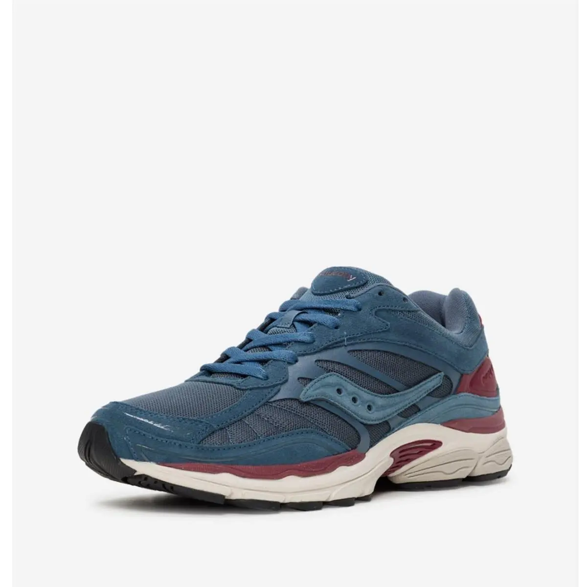 Saucony Progrid Omni 9 Men`s Size 9.5 Blue Red Running Shoes S70845-4
