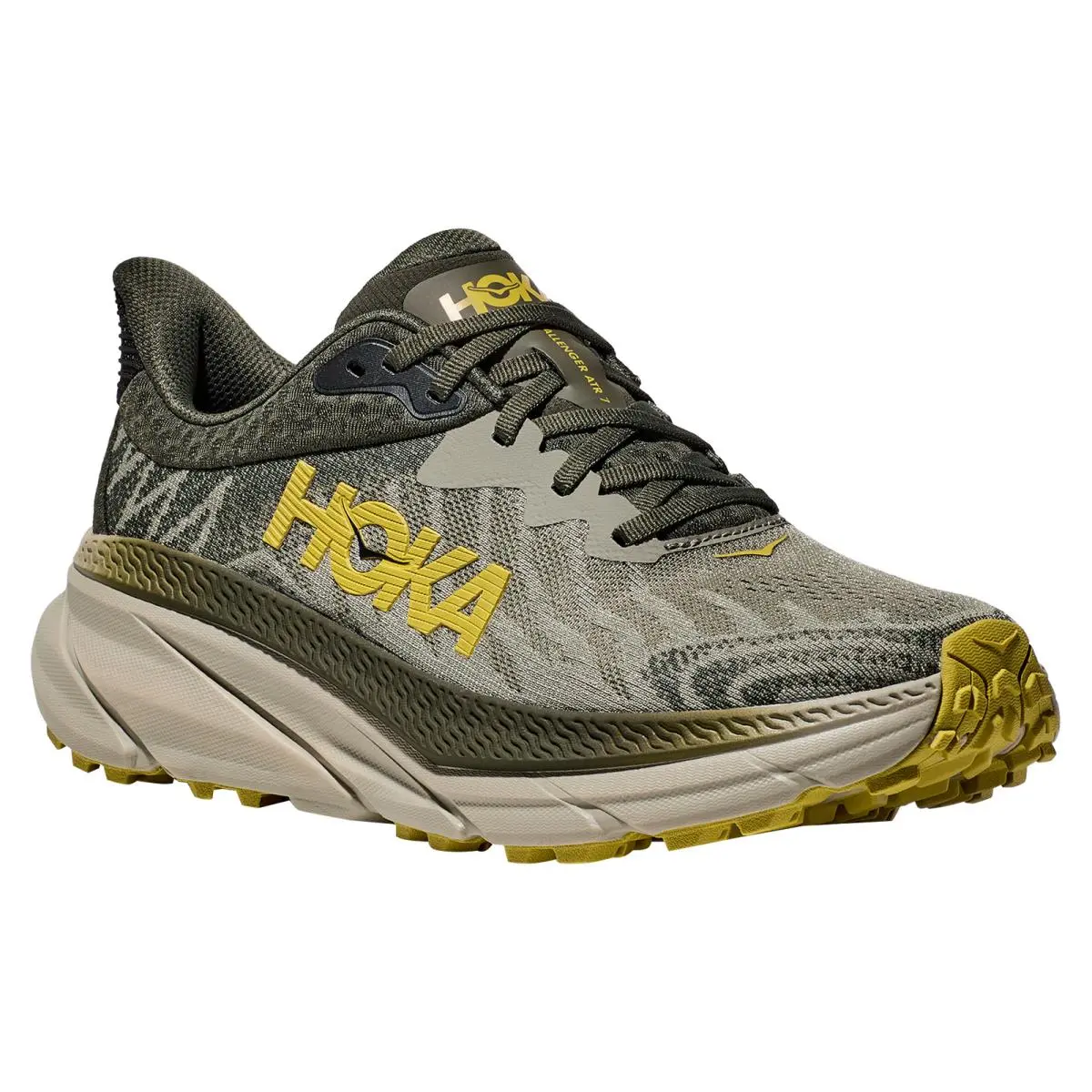 Hoka 1134497-OZF Challenger Atr 7 Trail Running Shoes For Men - Olive