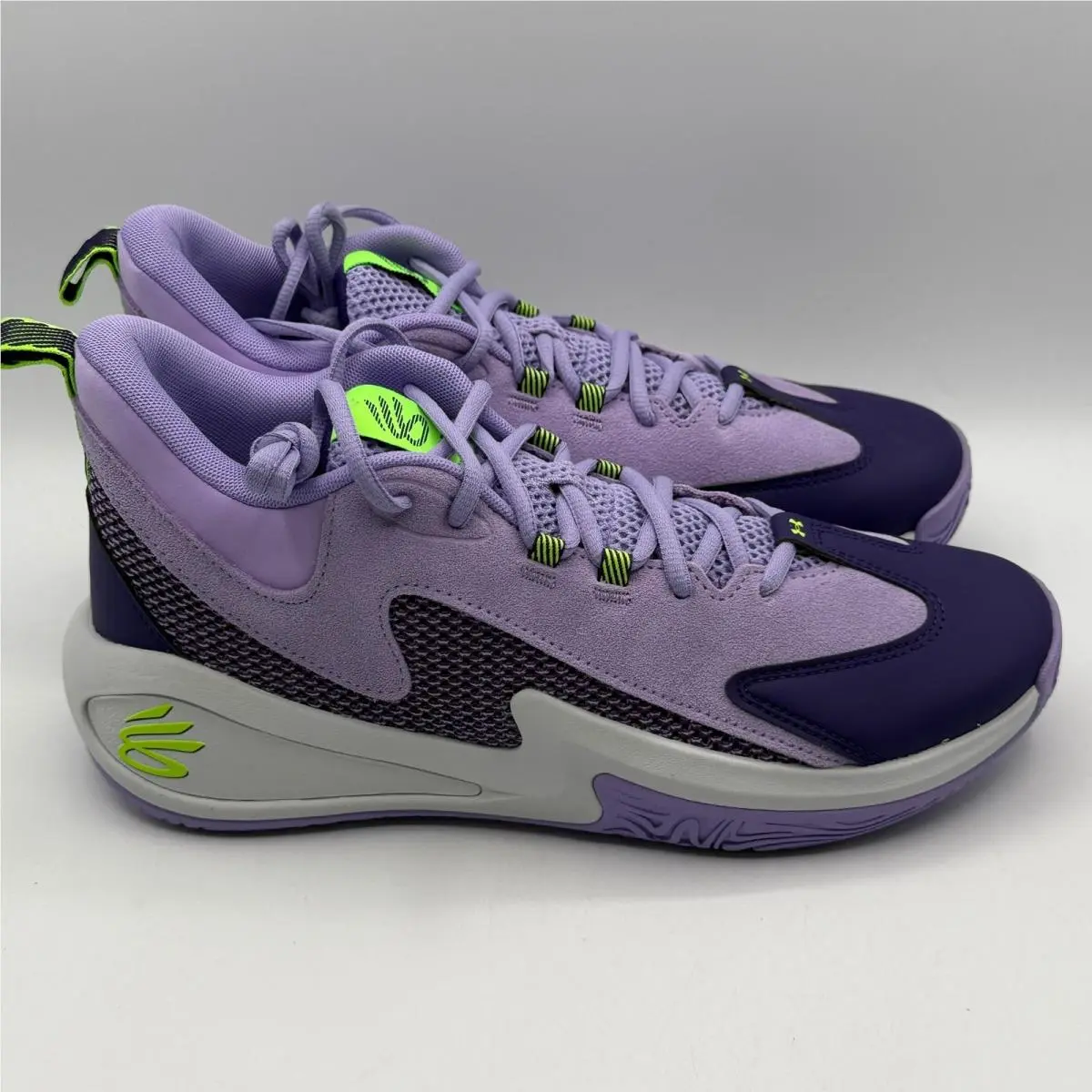 Under Armour Curry 3Z 25 Sde Shoes Mens 10.5 Purple Violet Sneakers 6000750-538