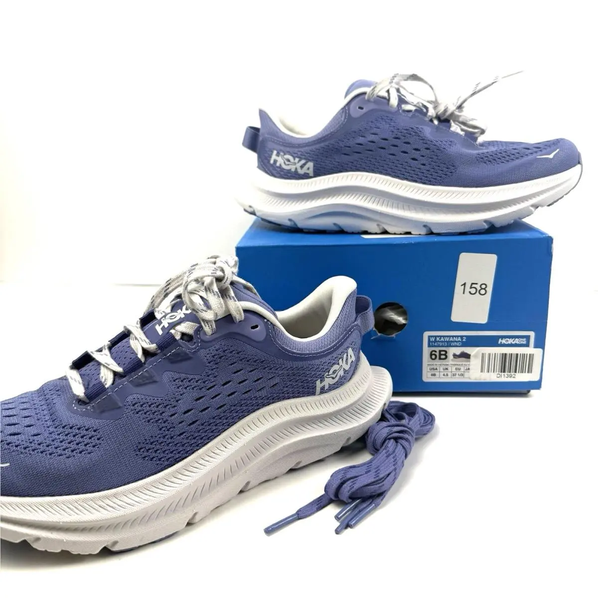Hoka Kawana 2 Shoes Womens Size 6B Ether Light Lavender Run Running Gym