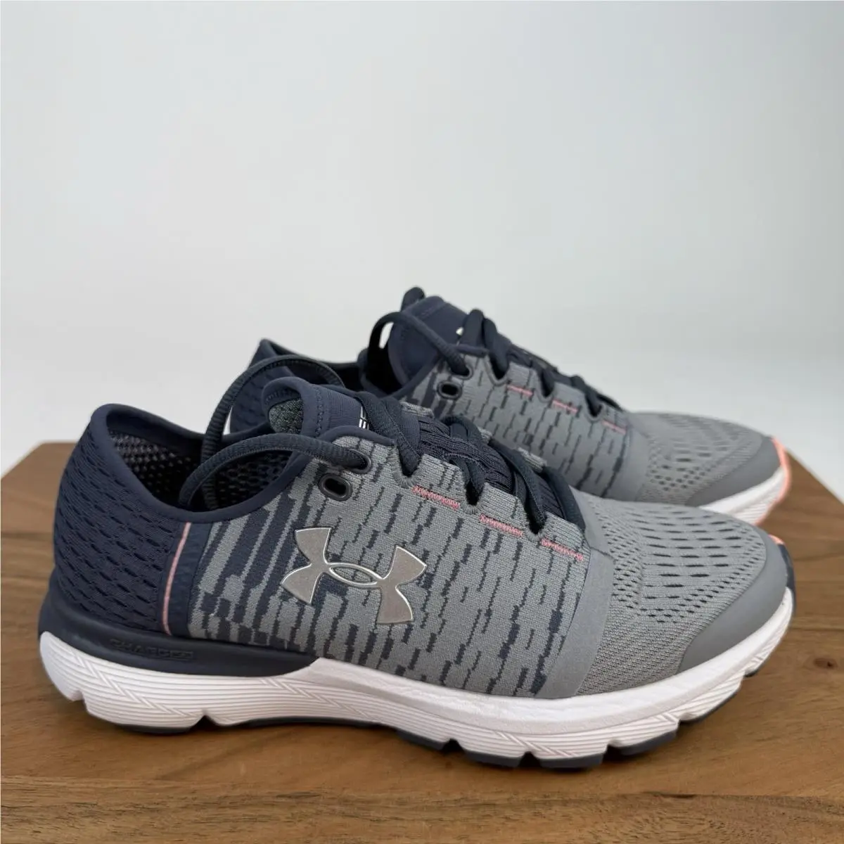 Womens Under Armour UA Speedform Gemini 3 GR Blue Sneakers Shoes Size 6