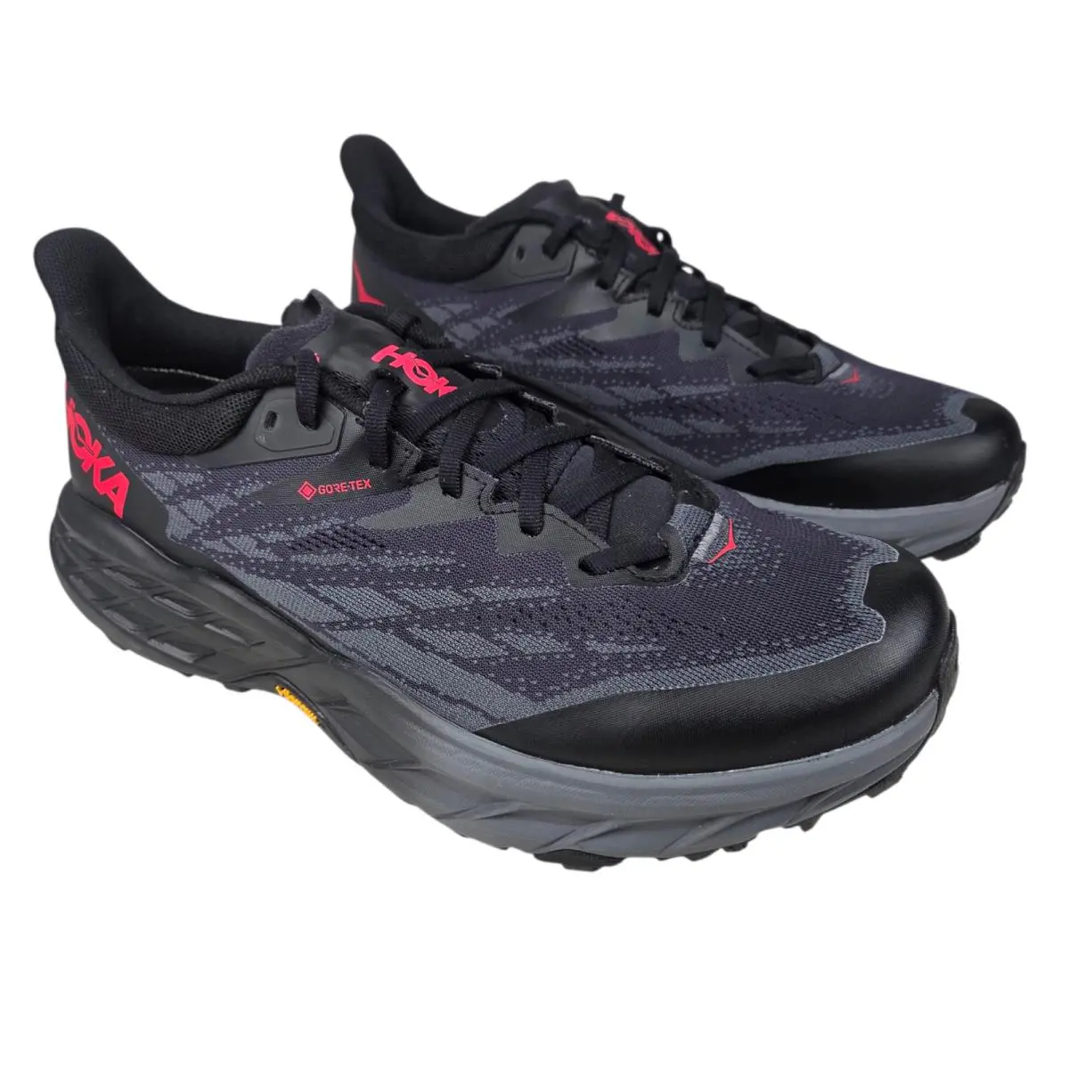 Hoka One One Speedgoat 5 Gore-tex Spike Cleats Sneaker Shoes Black Womens 10.5B