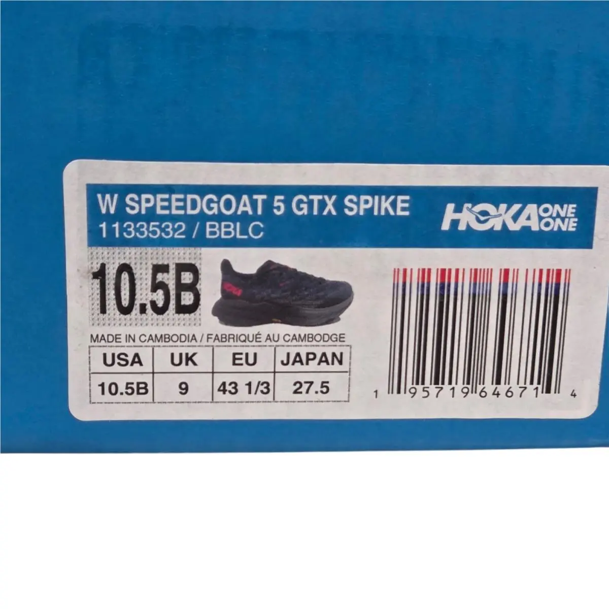 Hoka shoes - Hoka One One Speedgoat 5 - 1133532 - Black 7