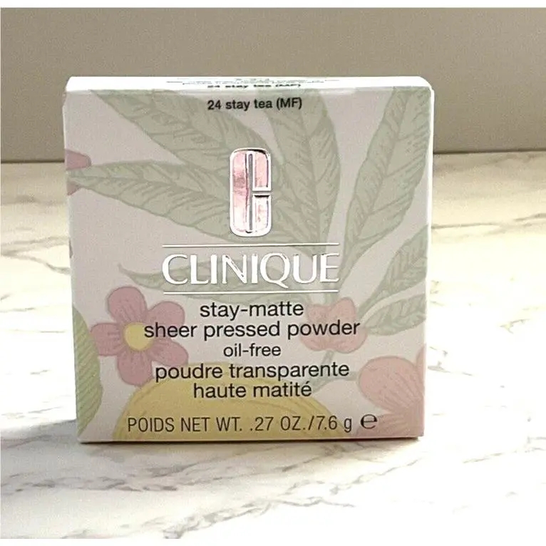 Clinique Stay-matte Sheer Pressed Powder Oil-free 24 Stay Tea 0.27 Oz