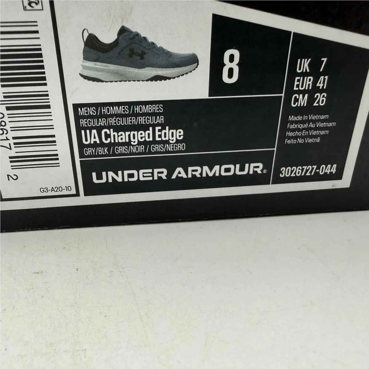 Under Armour shoes - UA Charged Edge - Charged Edge - Gray 5