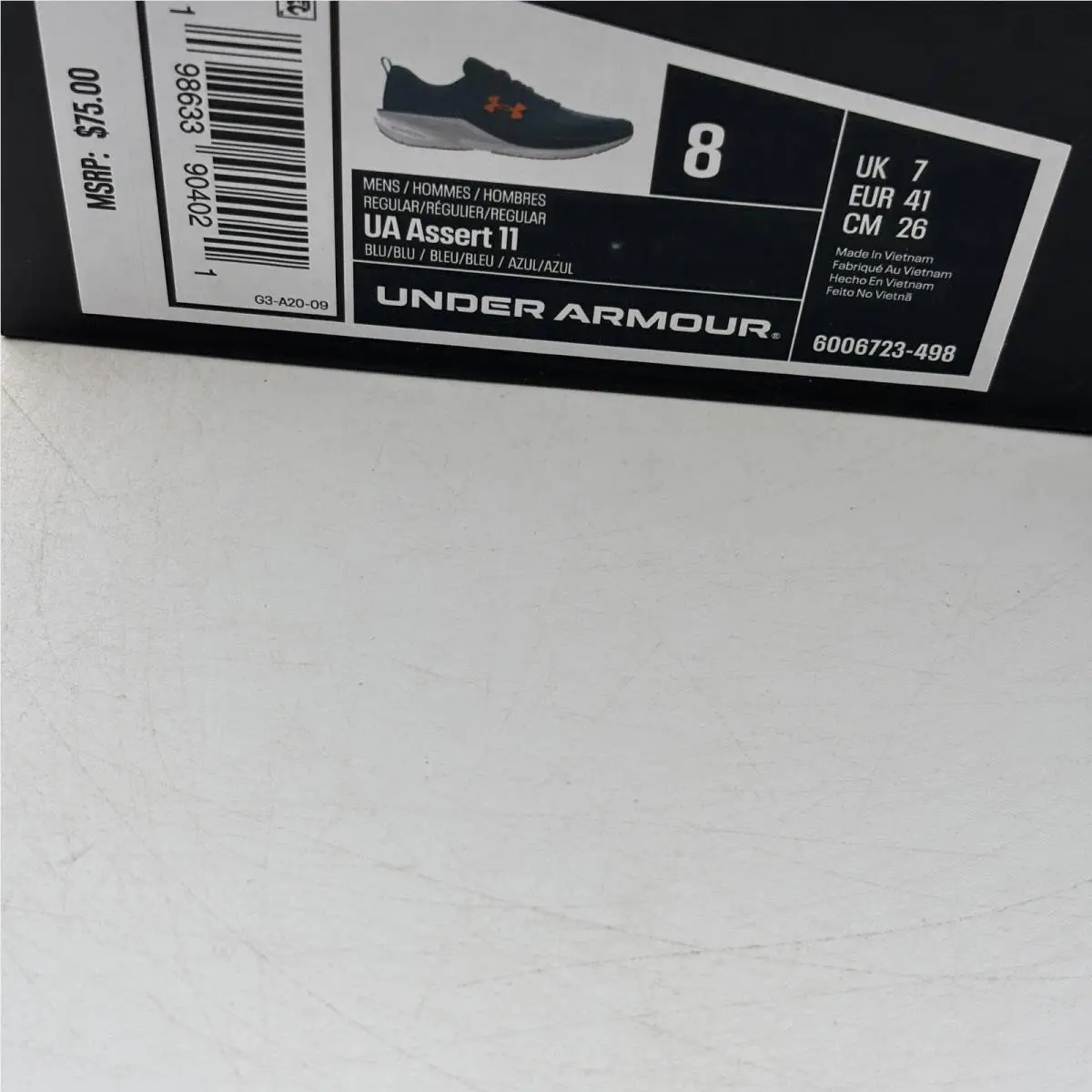 Under Armour shoes - UA Assert 11 - Assert - Blue 0