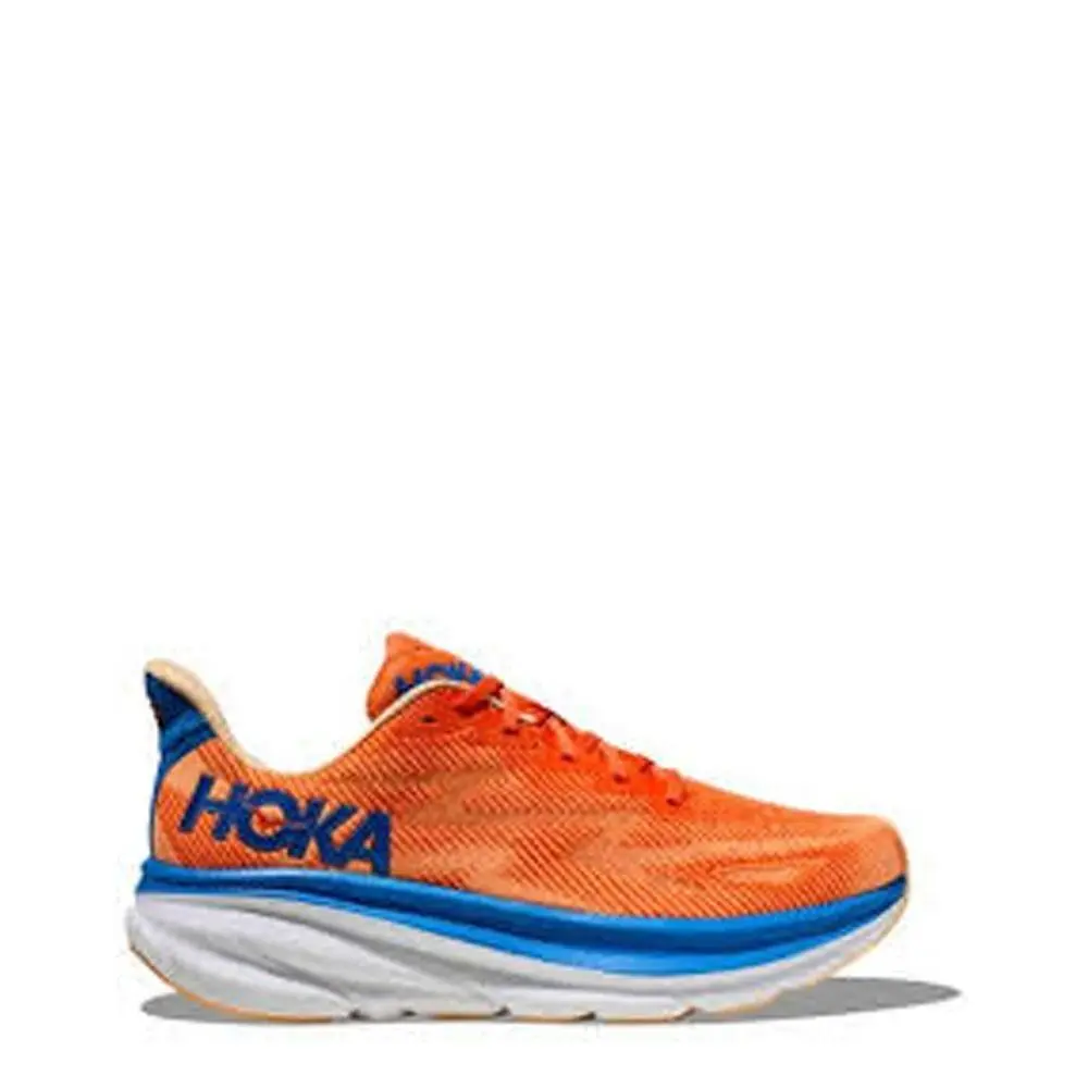 Hoka Clifton 9 Vibrant Orange Impala Men Casual Running Sneakers 1127895-VOIM