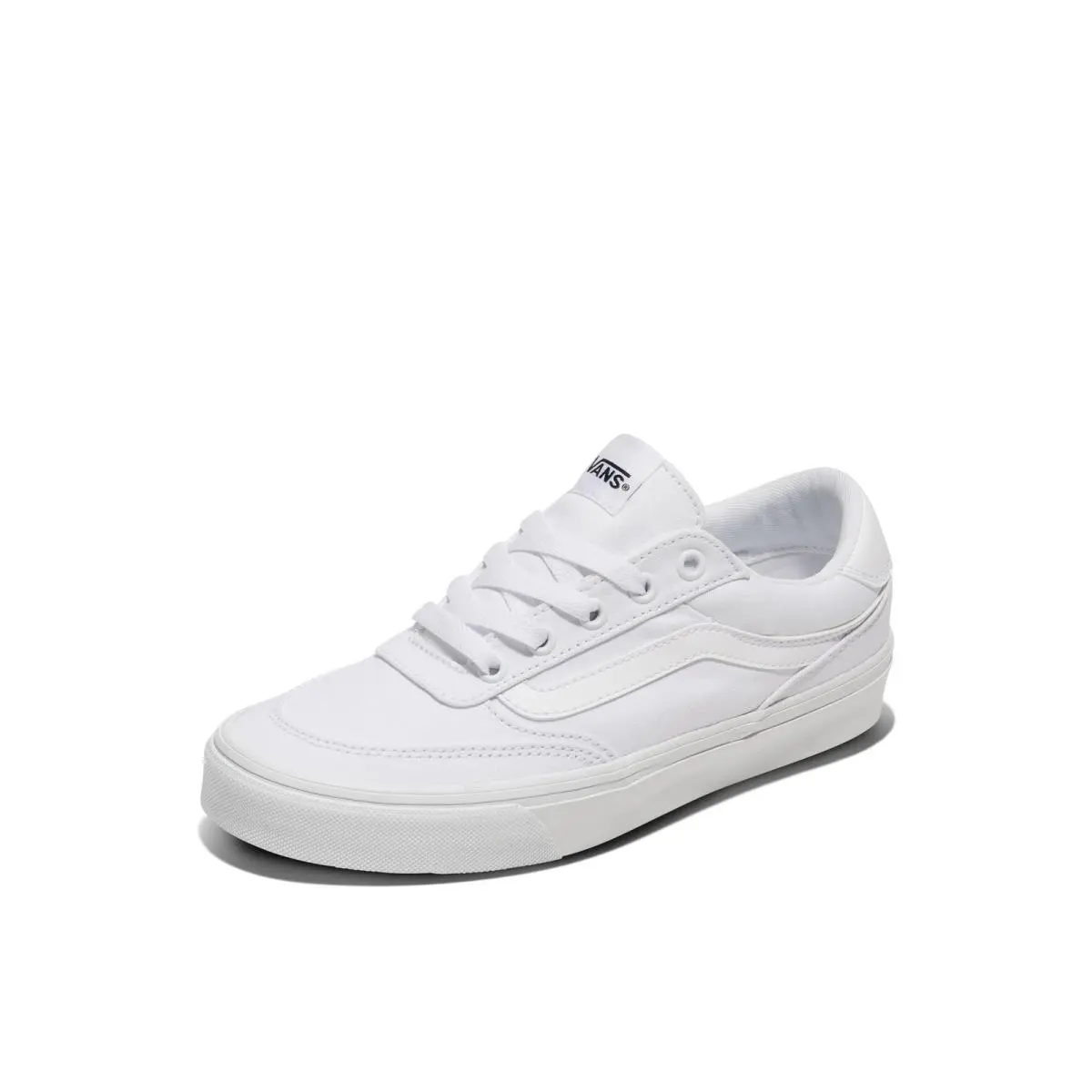 Vans Women`s Brooklyn LS Shoe - Low-top Sneakers For 8 Canvas White/white