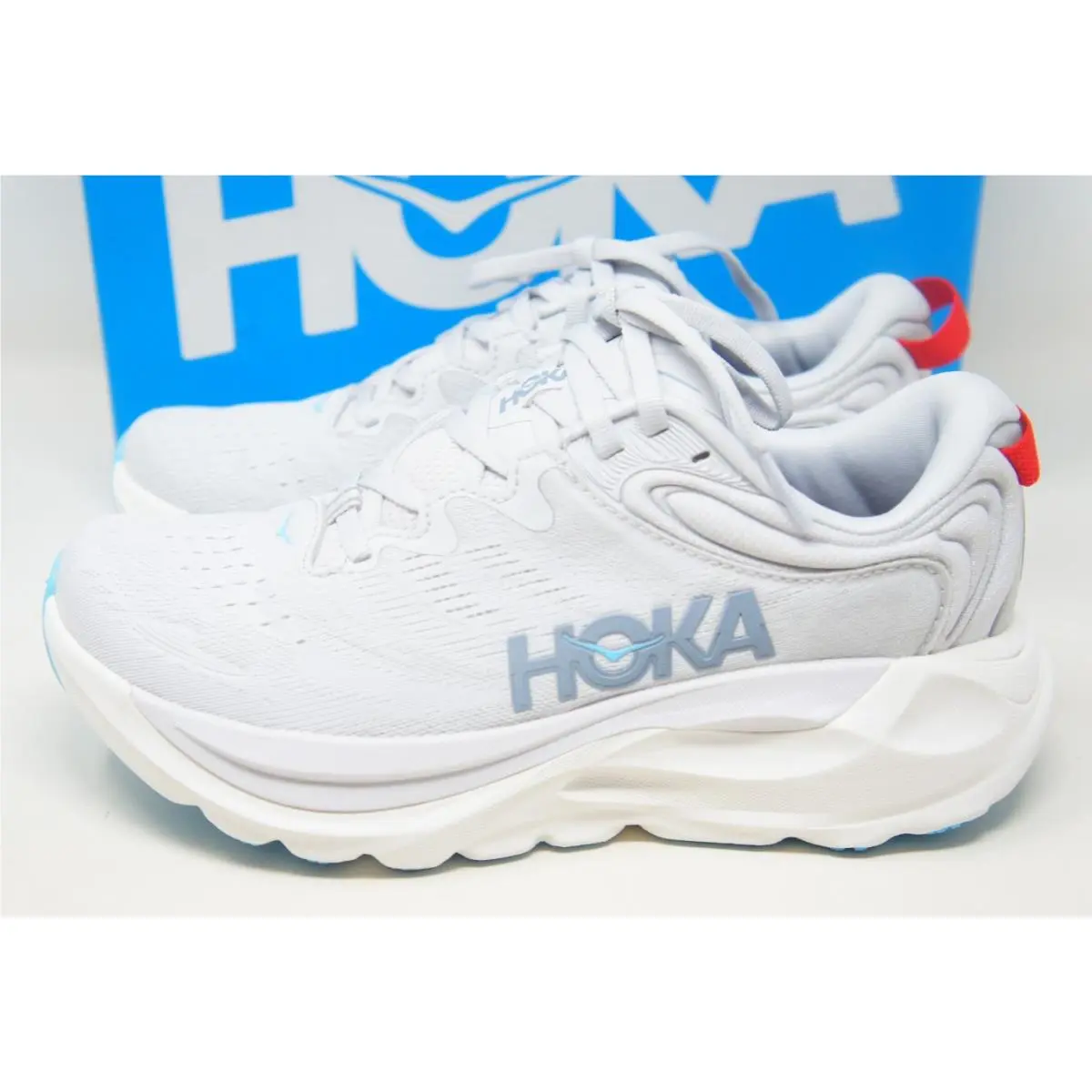 Hoka shoes - Gaviota 6 - Gaviota - GRDS - White and Light Blue (UPC: 198605583148) 0